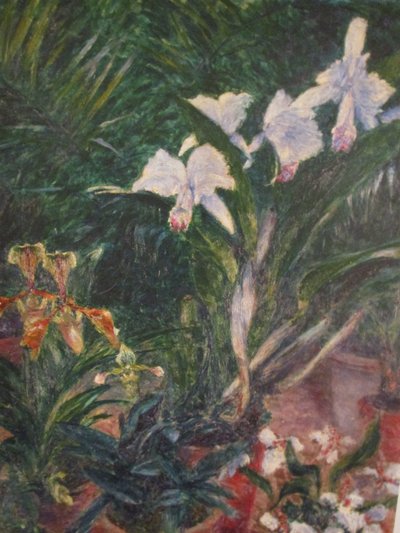 Orchids in the Greenhouse of Petit Gennevilliers by Gustave Caillebotte